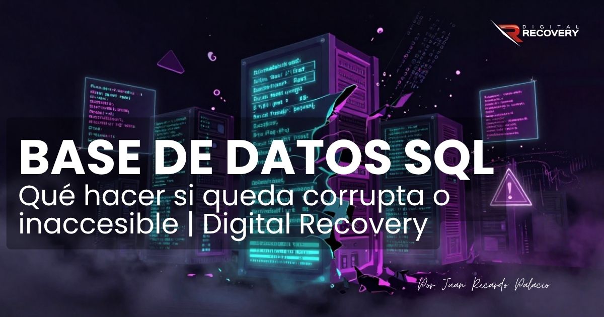 BASE DE DATOS SQL Qué hacer si queda corrupta o inaccesible Digital Recovery
